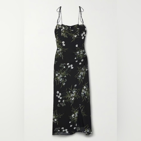 Reformation Dresses & Skirts - Reformation Kourtney Black Floral Dress